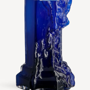 Rocky Baroque vase deep blue 350mm